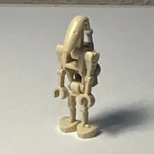 LEGO Star Wars Battle Droid Tan Minifigure - Plastic Character Figure