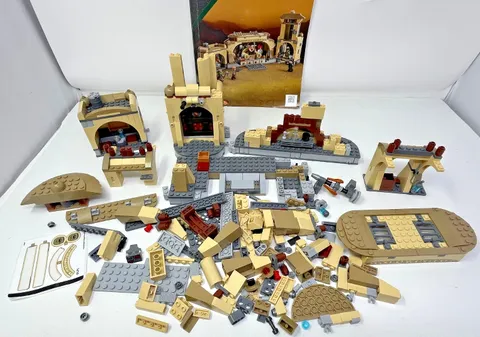 LEGO STAR WARS BOBA FETT'S INCOMPLETE THRONE ROOM ONLY-75326 MANUAL NO MINIFIGS