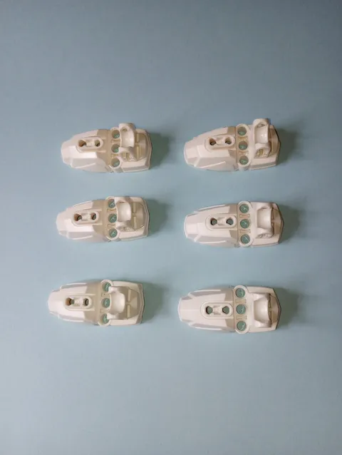 6 Bionicle Lego White 90661 Star Wars Hero Factory Foot 6 Pieces WYSIWYG IRL