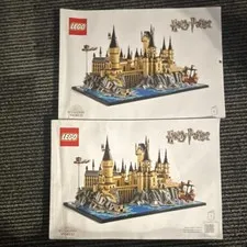 LEGO Harry Potter Hogwarts Castle Illustrated Instruction Manual Booklets
