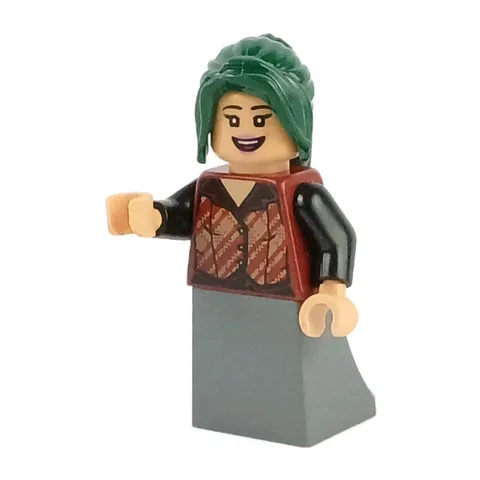 LEGO® One Piece Minifigure™ Makino with Skirt Dark Green Hair op002