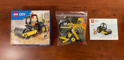Lego 60401 - Construction Steamroller - Complete with Box and Instructions