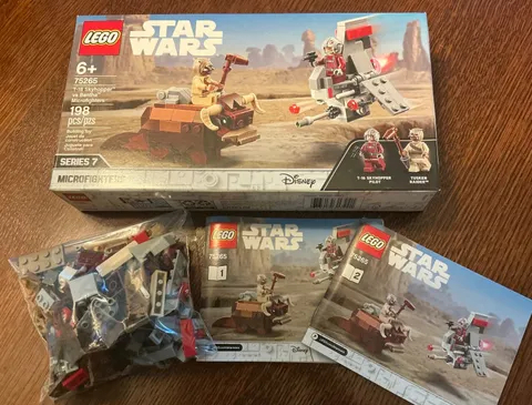 Lego 75265 Star Wars T16 Skyhopper & Bantha Microfighters -COMPLETE w/box-manual
