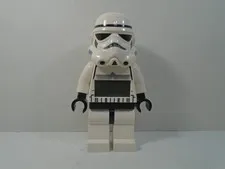 2014 LEGO STAR WARS--STORMTROOPER ALARM CLOCK FIGURE (LOOK)