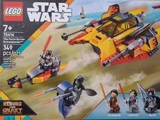 LEGO Star Wars The Force Burner Snowspeeder 75414 Set 349 pcs  Retiring 12/31/26