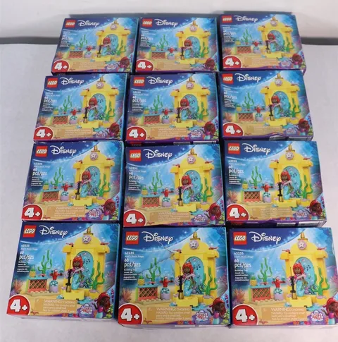 Lot of 12 LEGO 43235 Disney Ariel's Music Stage 60pcs New Box Damage