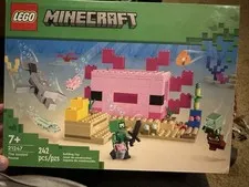 Used Minecraft Lego 21247 The Axolotl House Comes With Box And Instructions