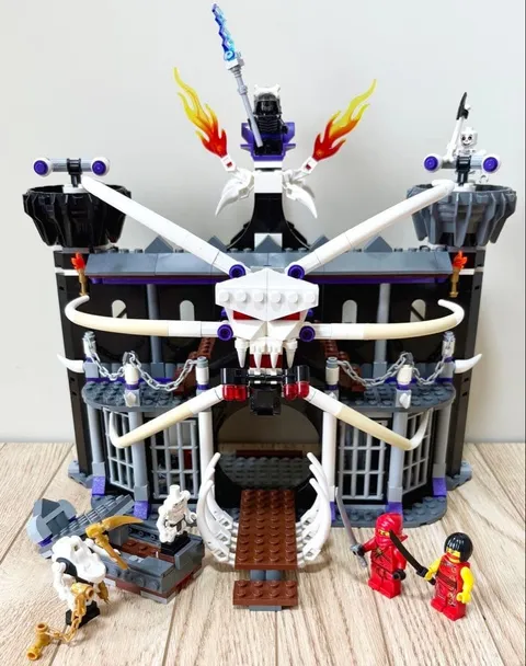 LEGO NINJAGO Garmadon's Dark Fortress 2505 In 2011 Used Retired As Is