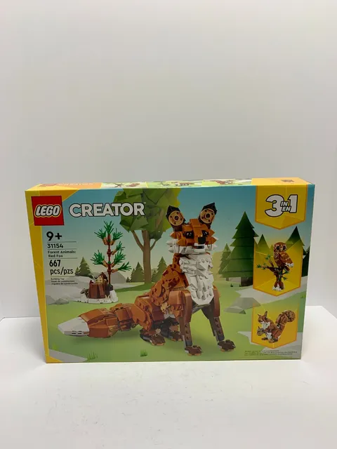 LEGO Creator 3 in 1 -31154-Forest Animals: Red Fox - Brand New Sealed