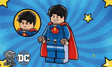 LEGO DC Comics Mr. J Brick Custom Crime Syndicate Ultraman Pad Minifigure NEW