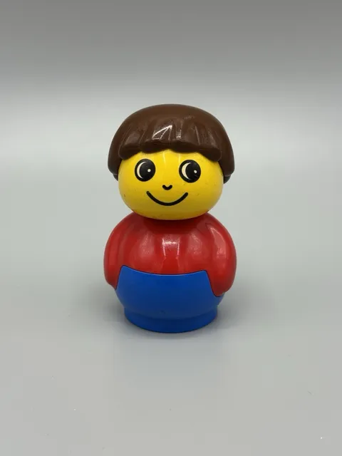 Lego Primo Vintage Duplo People Figure Red Shirt Retired