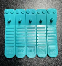 5x LEGO Brick Separator with Axle Tool Part #630 Turquoise (retired)