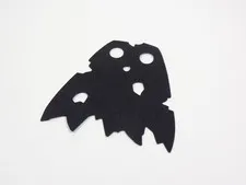 LEGO Black Cape w/ Holes & Tattered Edges Minifig S9
