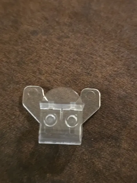 LEGO 18663 Trans-Clear Minifigure, Utensil Stand Flexible (Super Jumper) 1 Piece