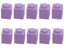 LEGO ® 10x brick 1x1 medium lavender 3005 4651903 lavender replacement part new brick