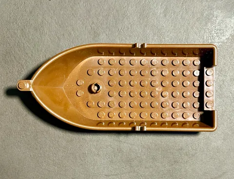 LEGO Brown Boat, 18 x 8 x 3 1/3 w/Oarlocks, 33129, Amazon Ancient Ruins (5986)