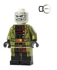 Lego DC - Excelsior Custom - Silent Stitch Hush Minifigure Olive variant