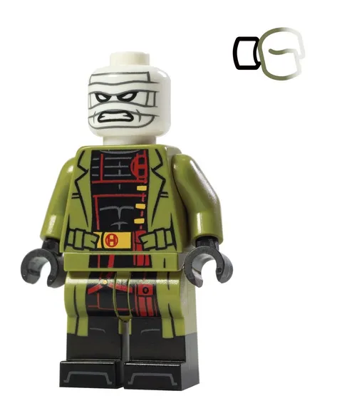 Lego DC - Excelsior Custom - Silent Stitch Hush Minifigure Olive variant