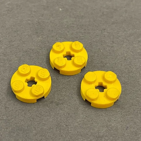 Lego 4032 Yellow Replacement Add-on Pieces Parts Lot of 3