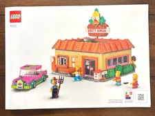 LEGO Krusty Burger Simpsons (10352) Instruction Manual Book ONLY