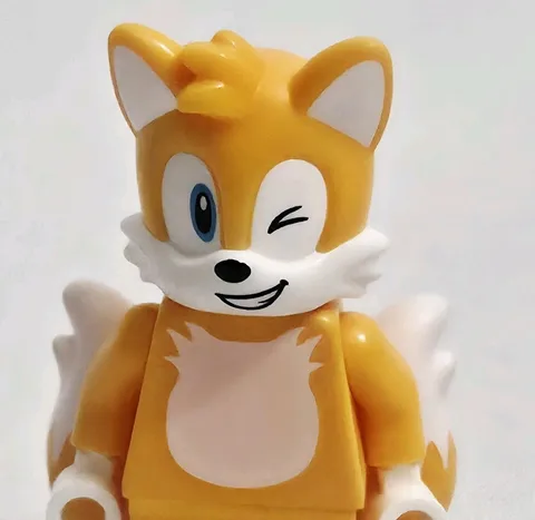 LEGO Sonic The Hedgehog: Tails (Miles Prower) Winking SON018 Minifigure 76997