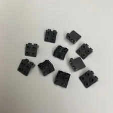 Lego 99207 44728 Dark Gray Replacement Parts Pieces Lot of 10