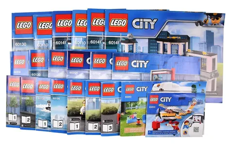 LEGO CITY Lot of 21 Manual Instruction only - Lego03