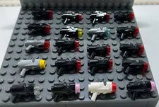 Lego 15391c01 Minifigure mini blaster shooter lot qty 20 with extra ammo