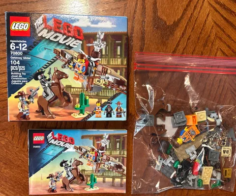 LEGO The Lego Movie Getaway Glider 70800 100% Complete Pre-Owned