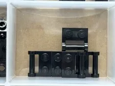 LEGO Parts - Black Plate 1 x 2 with Bar Handle on Side - No 48336 - QTY 5