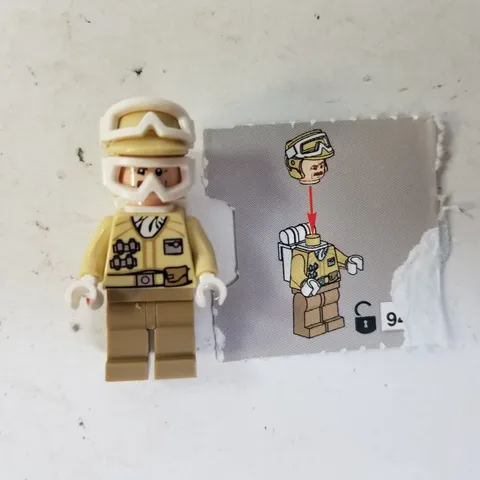 LEGO® Star Wars Minifigure Hoth Rebel Trooper w/ backpack 9474 9509 -2012 Advent