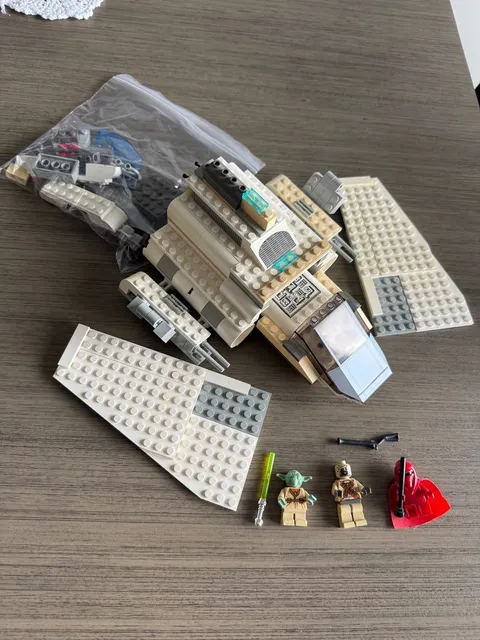 Vintage LEGO Star Wars Set 7166 Imperial Shuttle w/minifigs incomplete PLZ READ