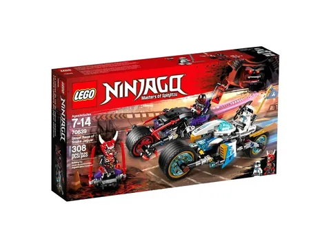LEGO Ninjago 70639 Street Race of Snake Jaguar - 1 accessory piece missing