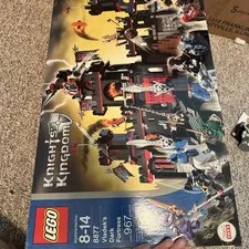 LEGO Knights Kingdom 8877 Vladek's Dark Fortress Complete w/ Box 2005