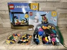 LEGO CREATOR Fish Tank (31122) Incomplete For Pieces