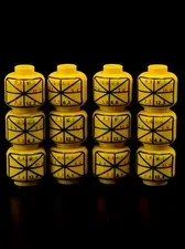 Lego Printer Alignment Minifigure Head Rare Test Print Prototype Error Misprint