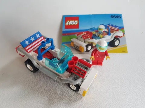 Lego 6646 Screaming Patriot 1991 incl instructions Texas Tornado Town Racing