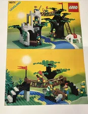 LEGO 6071 Legoland Forestmen's Crossing Instruction Manual Only