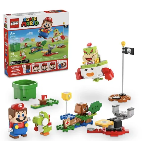 LEGO Super Mario 71439 Adventures with Interactive LEGO Mario New Sealed