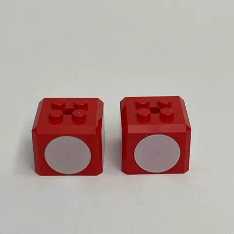 Lego 66855 Red White Replacement Parts Pieces Lot of 2