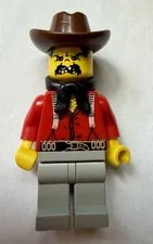 LEGO Western Bandit 2 Flatfoot Thompson ww008 Minifigure Neckerchief Sheriff