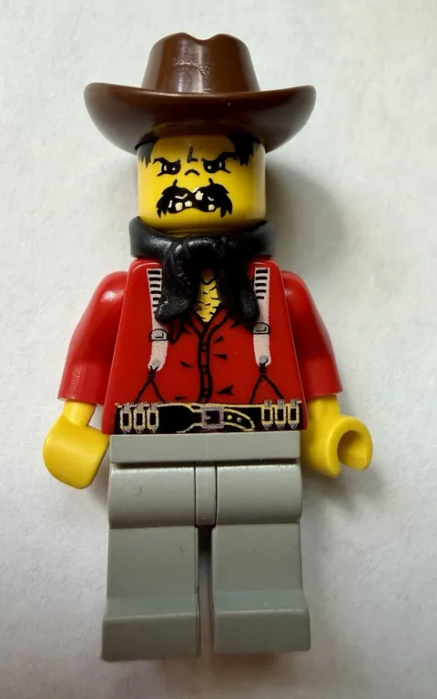 LEGO Western Bandit 2 Flatfoot Thompson ww008 Minifigure Neckerchief Sheriff