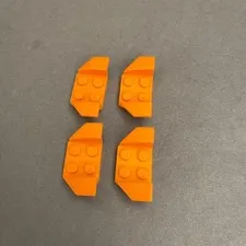 Lego 41854 Orange Replacement Parts Pieces Lot of 4