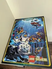 Vintage (1995) LEGO Large AQUAZONE Poster - 16 x 23 inches - RARE!