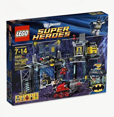 LEGO Super Heroes DC Universe The Batcave 6860 100% COMPLETE