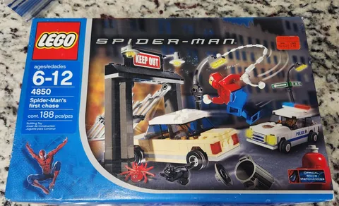 SEALED LEGO Spider-Man Spider-Man's First Chase 4850 In 2003 New Retired