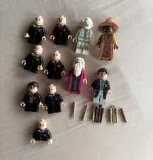 LEGO Harry Potter Minifigure Kids Lot w/ 4x Extra figures & accessories