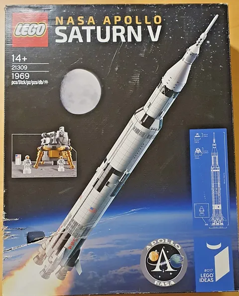 LEGO Ideas 21309 Apollo Saturn V 100% Complete + BA + Original Packaging Excellent