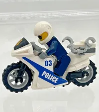 Lego minifigure 60139 Lego City Mobile Command Centre Motorcycle figure only