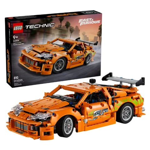 LEGO Technic Fast & Furious Toyota Supra MK4 Building Kit Ages 9+ Model 42204